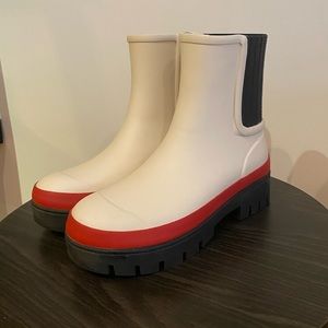 Tory Burch Women’s Foul Weather Ankle Rain Boots 7